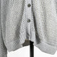 25AW mizuiro ind メッシュVネックカーディガン  3-220094