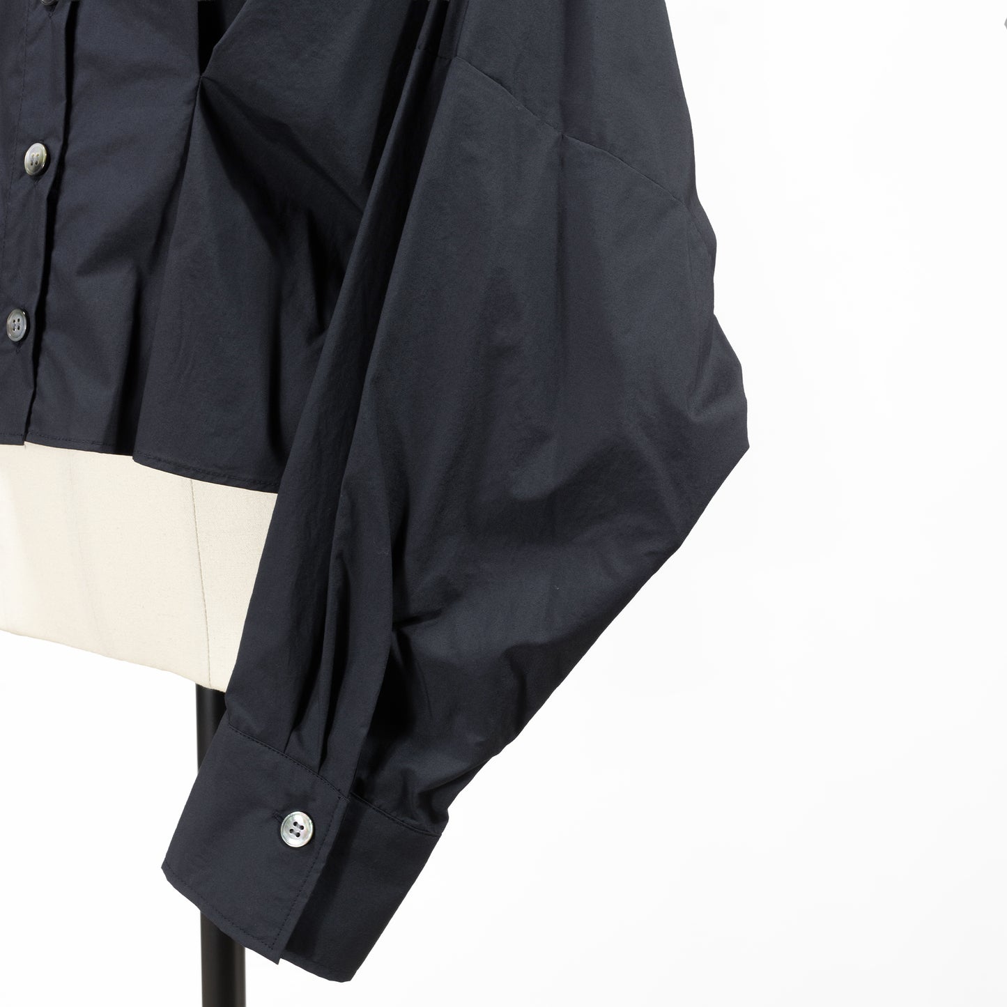 26SS mizuiro ind コクーンショートシャツ 1-230164