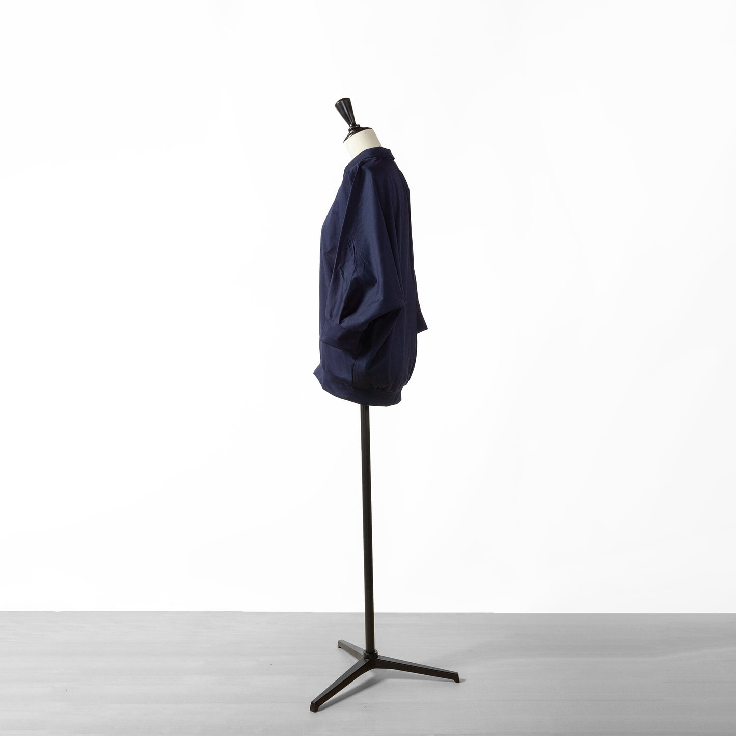 24SS mizuiro ind COCOON POLO PULL OVER