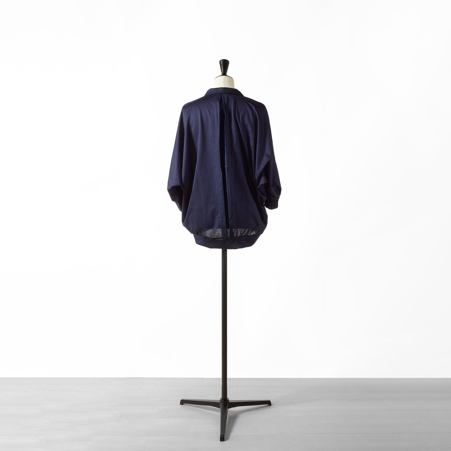 24SS mizuiro ind COCOON POLO PULL OVER