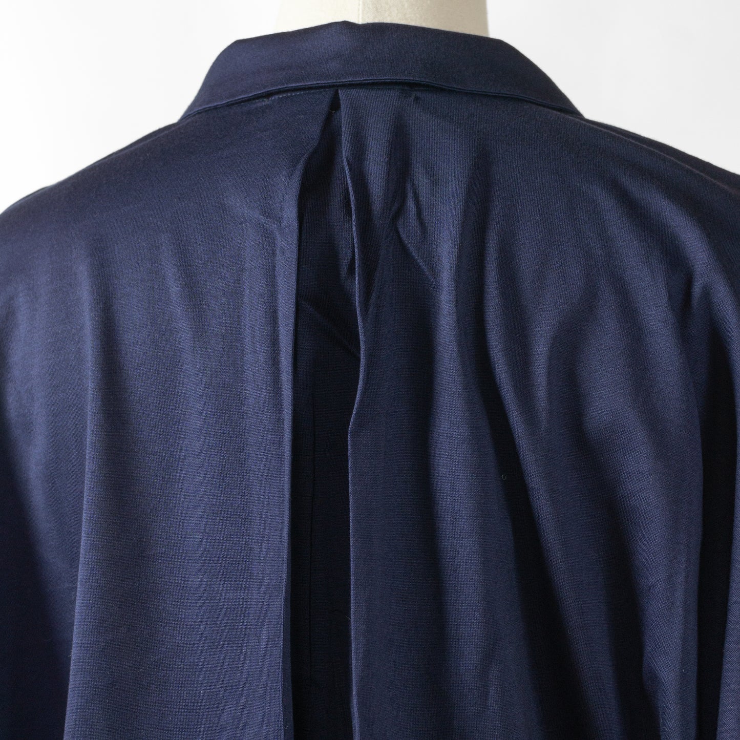 24SS mizuiro ind COCOON POLO PULL OVER