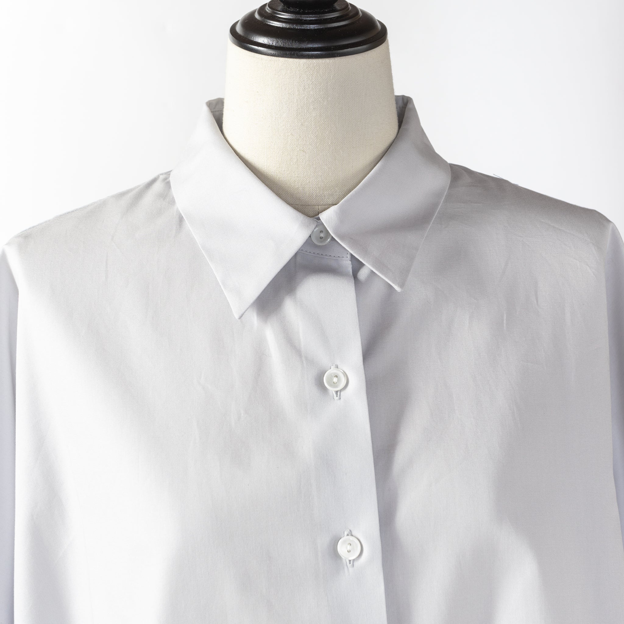 24SS mizuiro ind Cotton Broad Wide Shirt