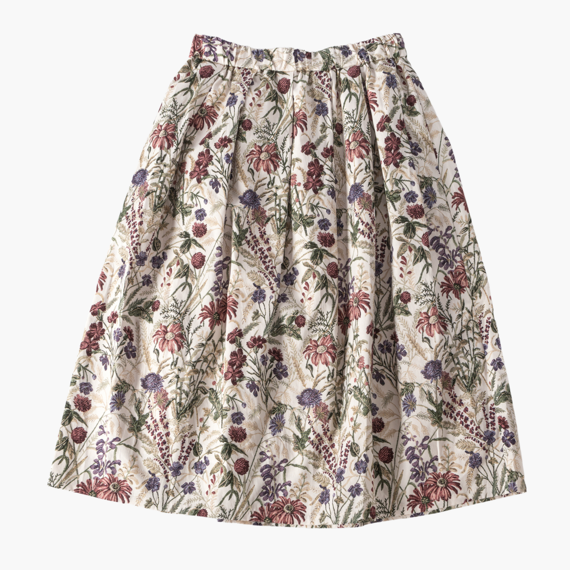 mizuiro ind FLOWER PRINT EASY SKIRT