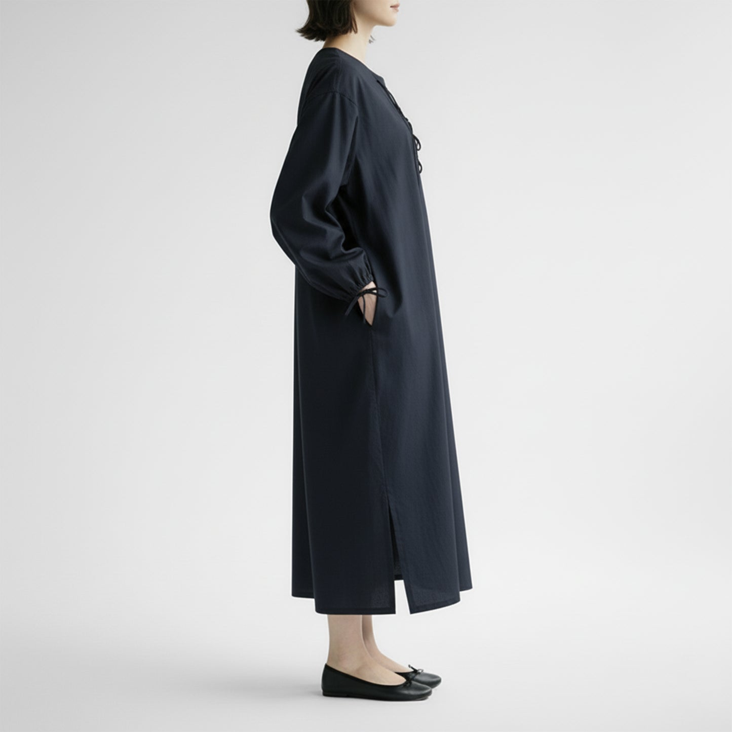 26ES mizuiro ind レースアップワンピース 1-250072