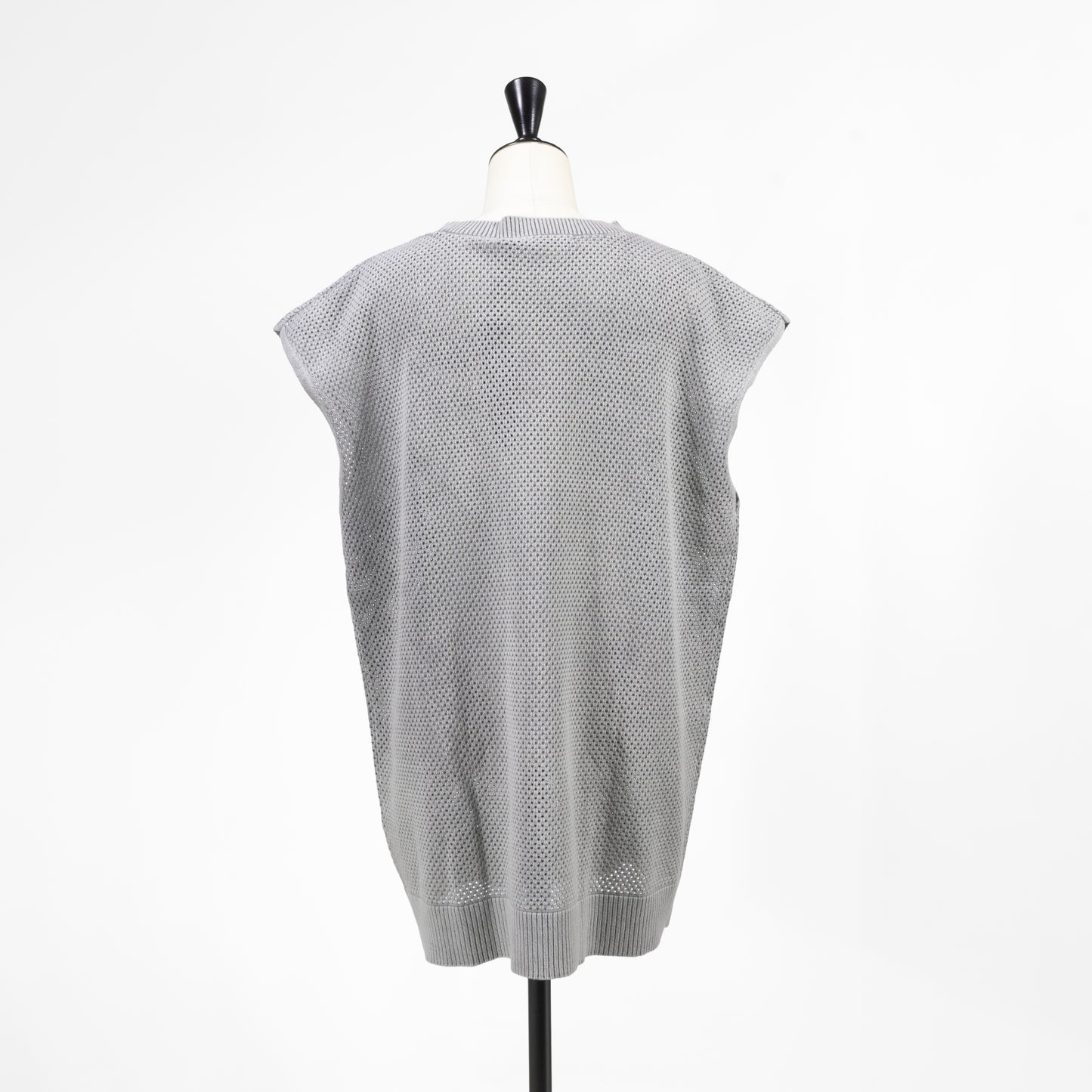 26SS mizuiro ind ストーンウォッシュ メッシュロングベスト 1-220067