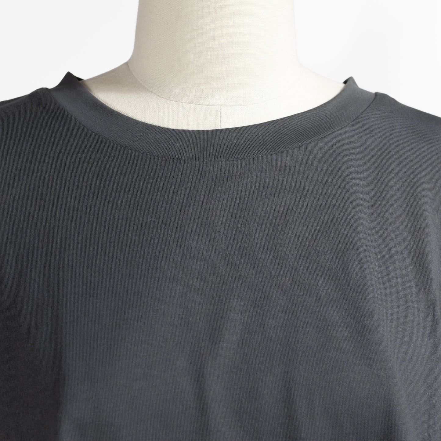 26SS mizuiro ind フレアクルーネックTシャツ 2-210148