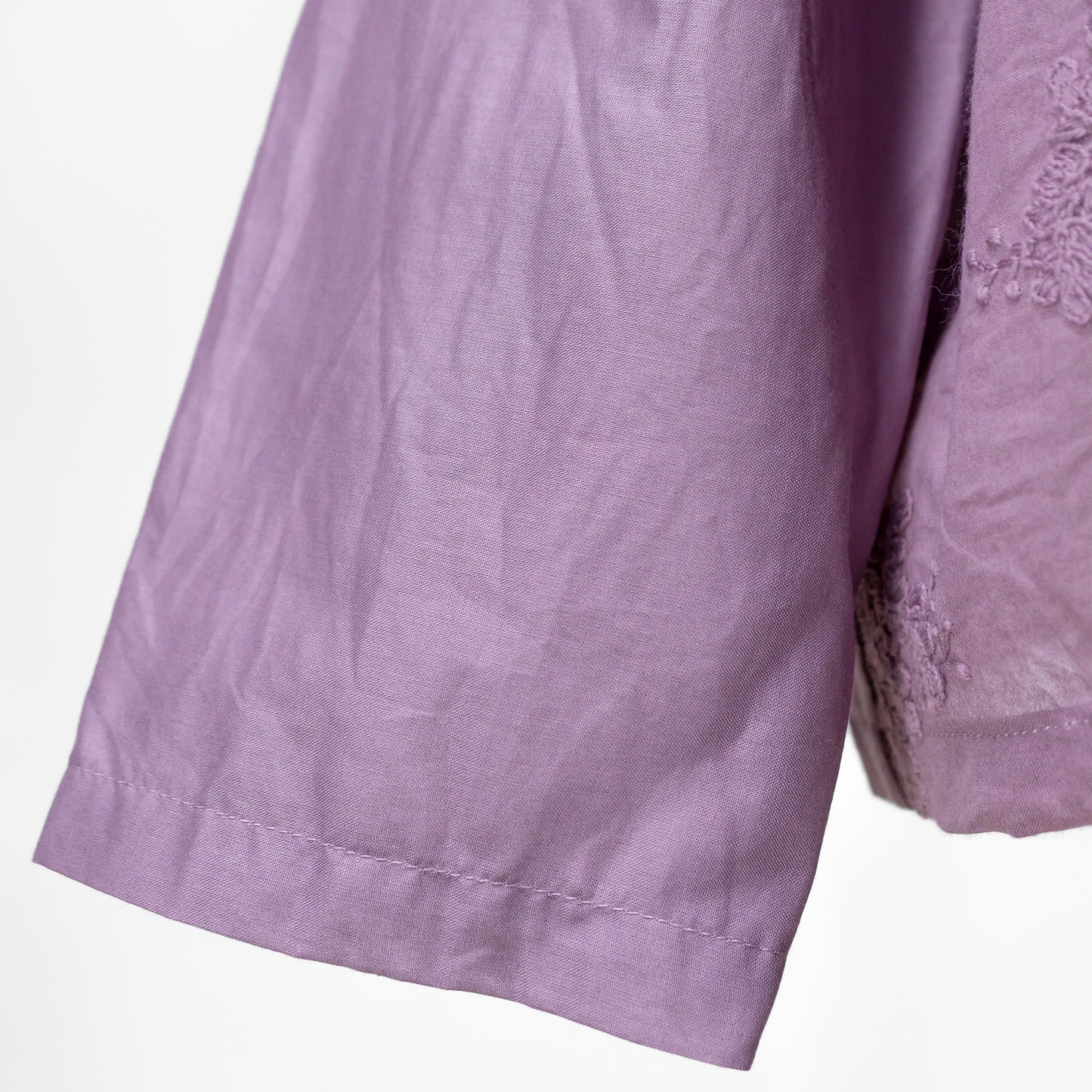 26ES mizuiro ind レーススタンドカラーワイドシャツ 1-239005