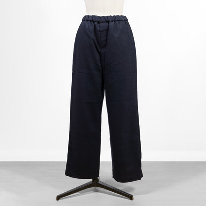 24AW mizuiro ind WOOL BLEND STRAIGHT PANTS