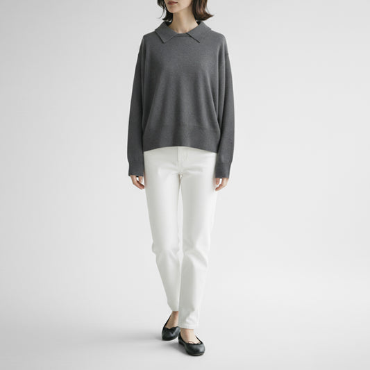 25AW mizuiro ind ハイゲージポロカラープルオーバー 4-220099