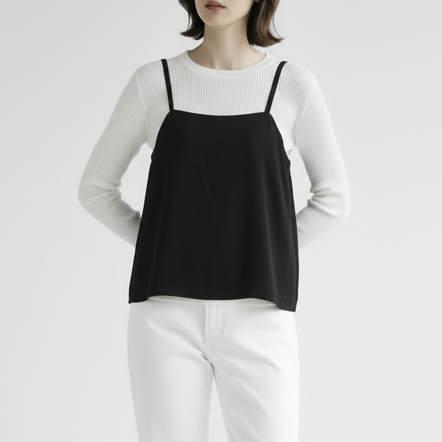 26SS mizuiro ind  ジョーゼットキャミソール 1-230166