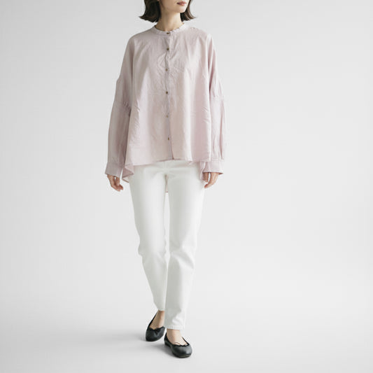 25AW mizuiro ind バックギャザーワイドシャツ 1-238975