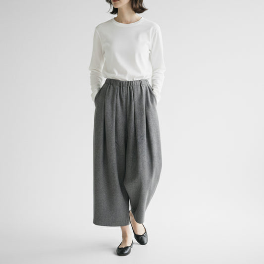 25AW mizuiro ind タックワイドパンツ 4-260068