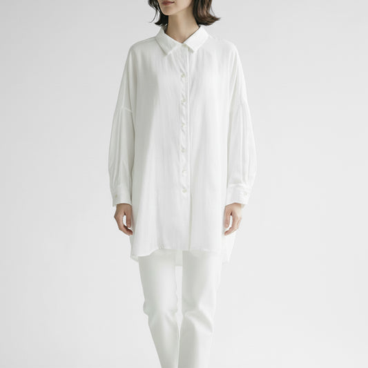 26ES mizuiro ind ワイドチュニックシャツ 1-230129