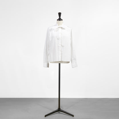 25AW mizuiro ind リボンタイシャツ 4-230060