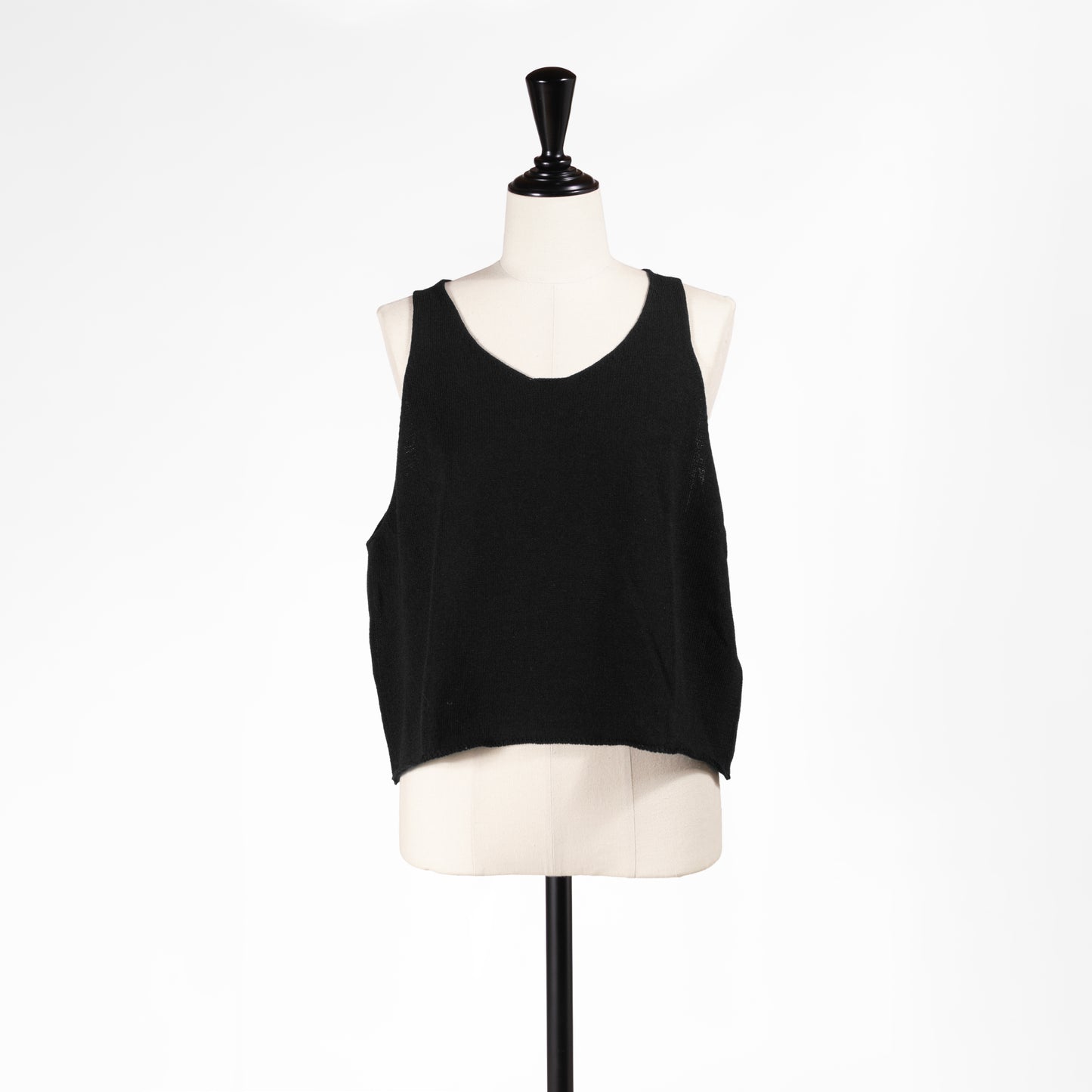 26SS mizuiro ind Uネックショートベスト 2-220043