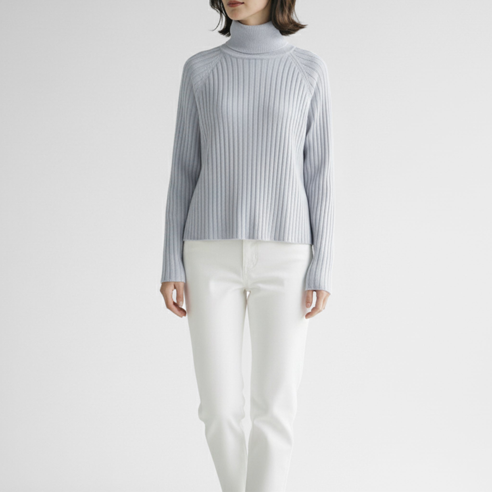 ONTADE公式｜ミズイロインド ワイドリブ ハイネックプルオーバー 4