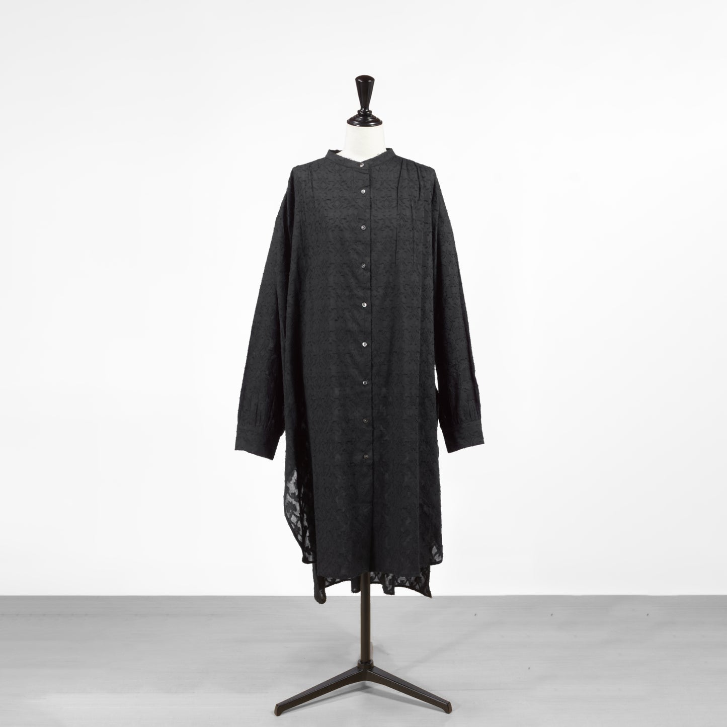 26SS mizuiro ind ジャガード ギャザーショルダー ワンピース 1-250082