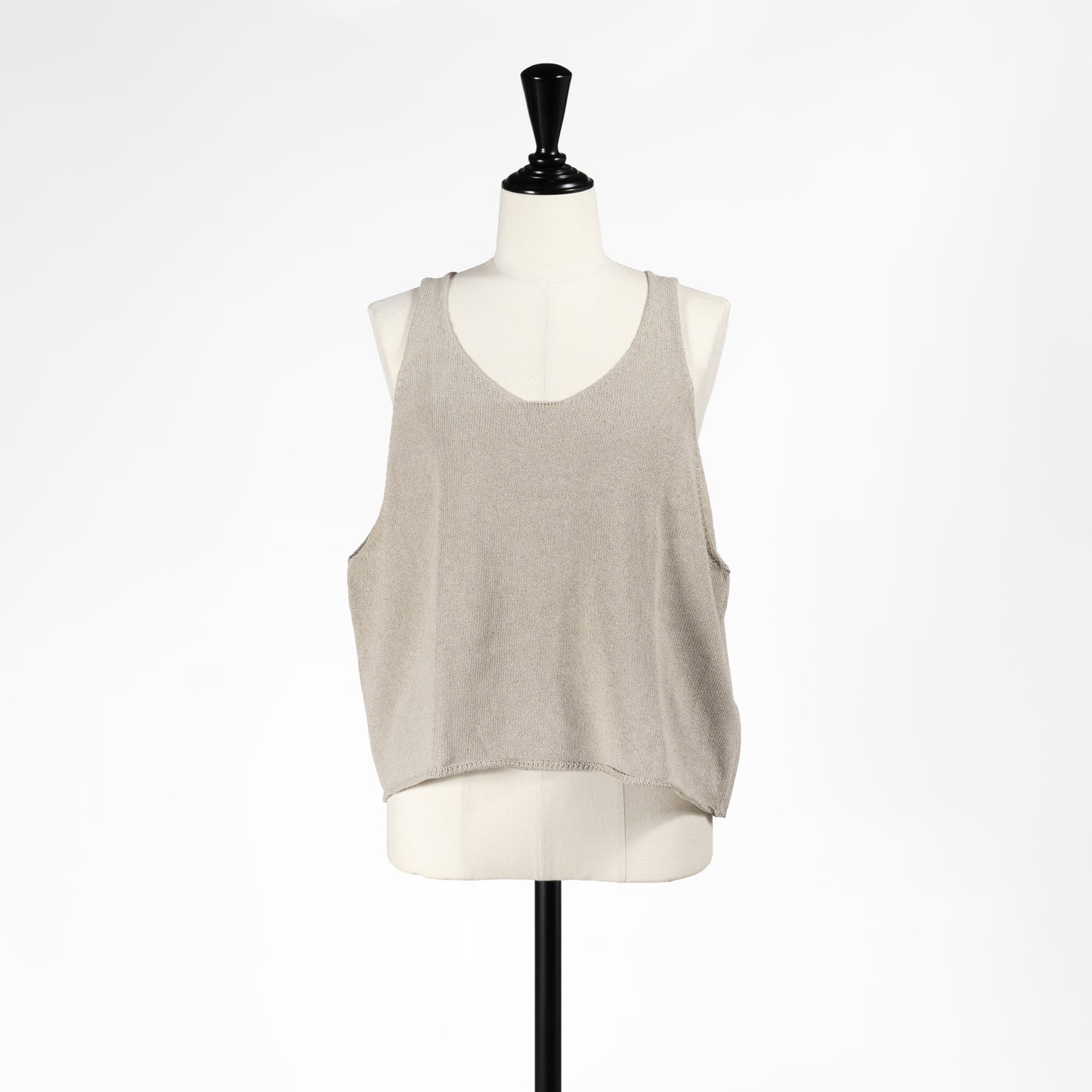 26SS mizuiro ind Uネックショートベスト 2-220043