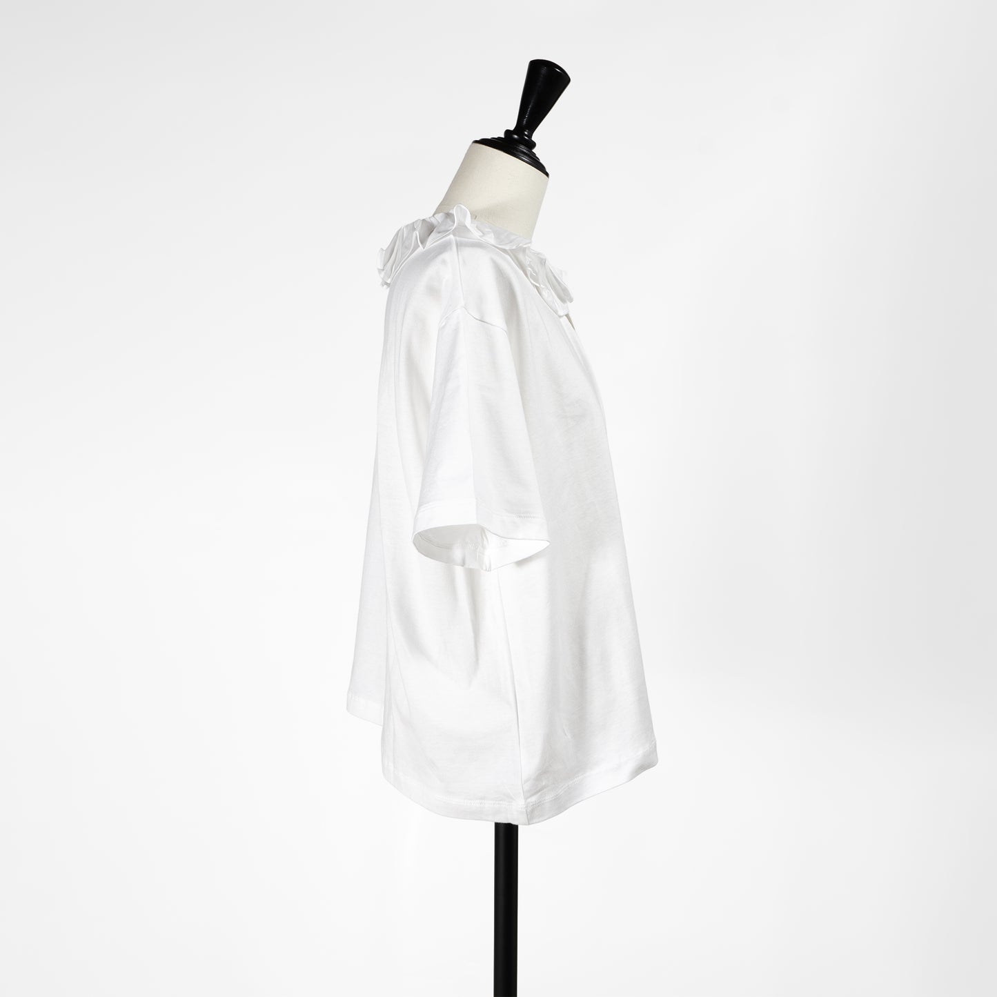 26SS mizuiro ind フリルカラー スキッパーTシャツ 2-210138