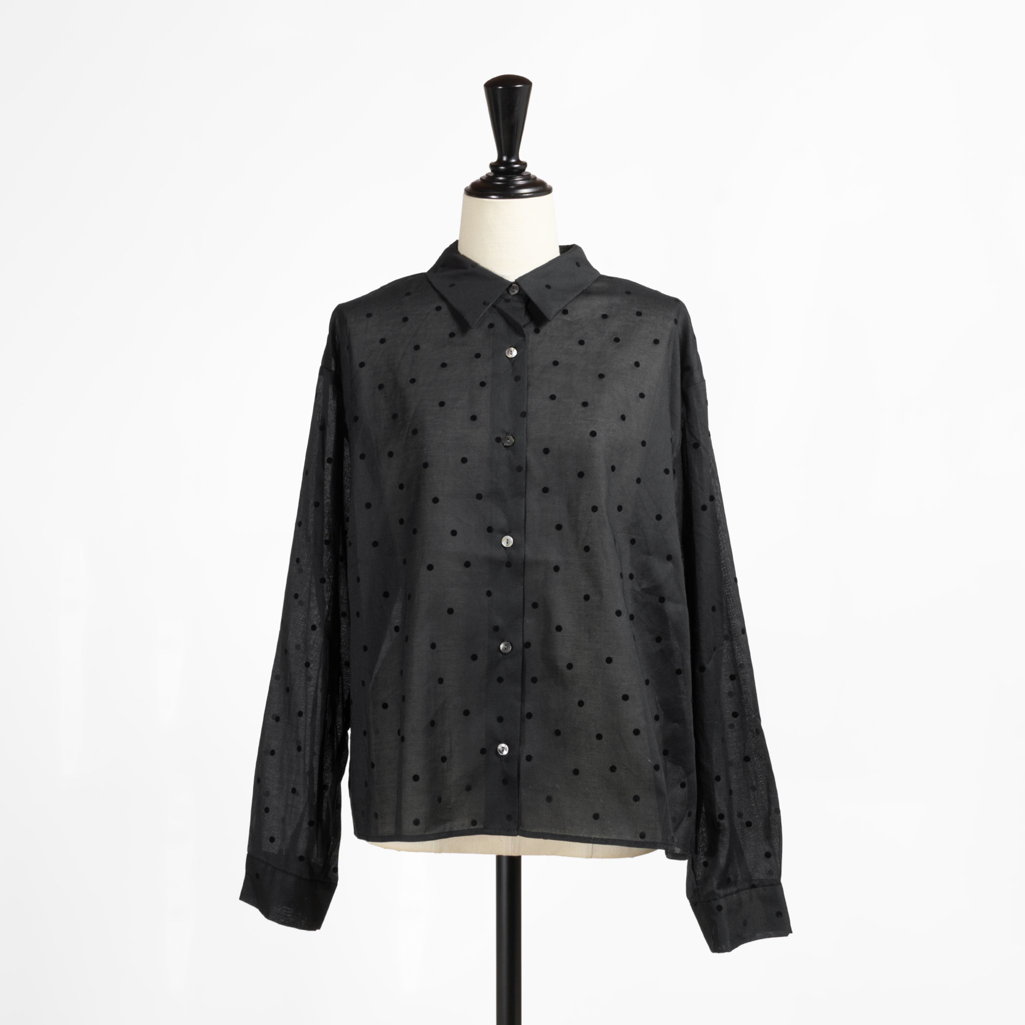 ONTADE公式｜mizuiro ind ミズイロインド フロッキードットプリント