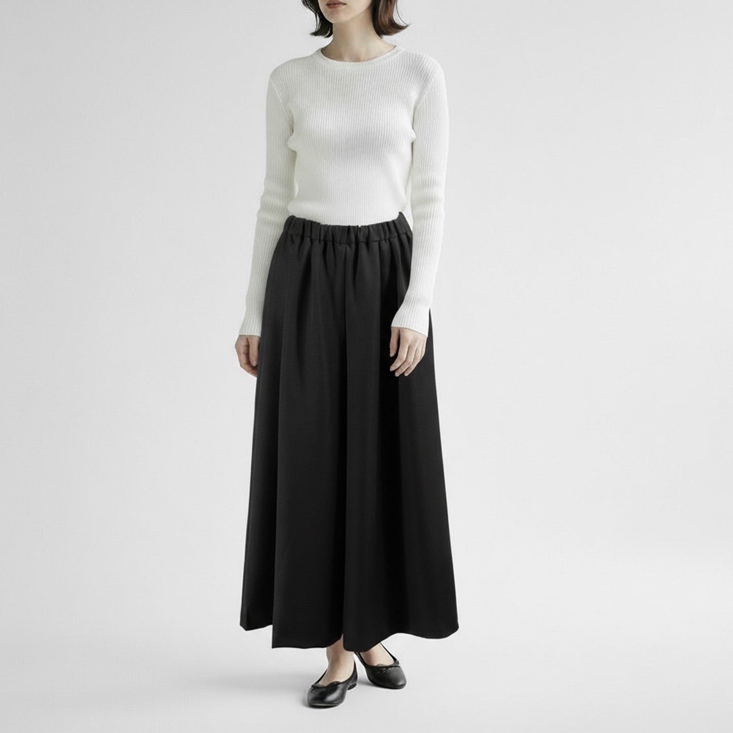 26SS mizuiro ind ワイドフレアイージーパンツ 1-260108