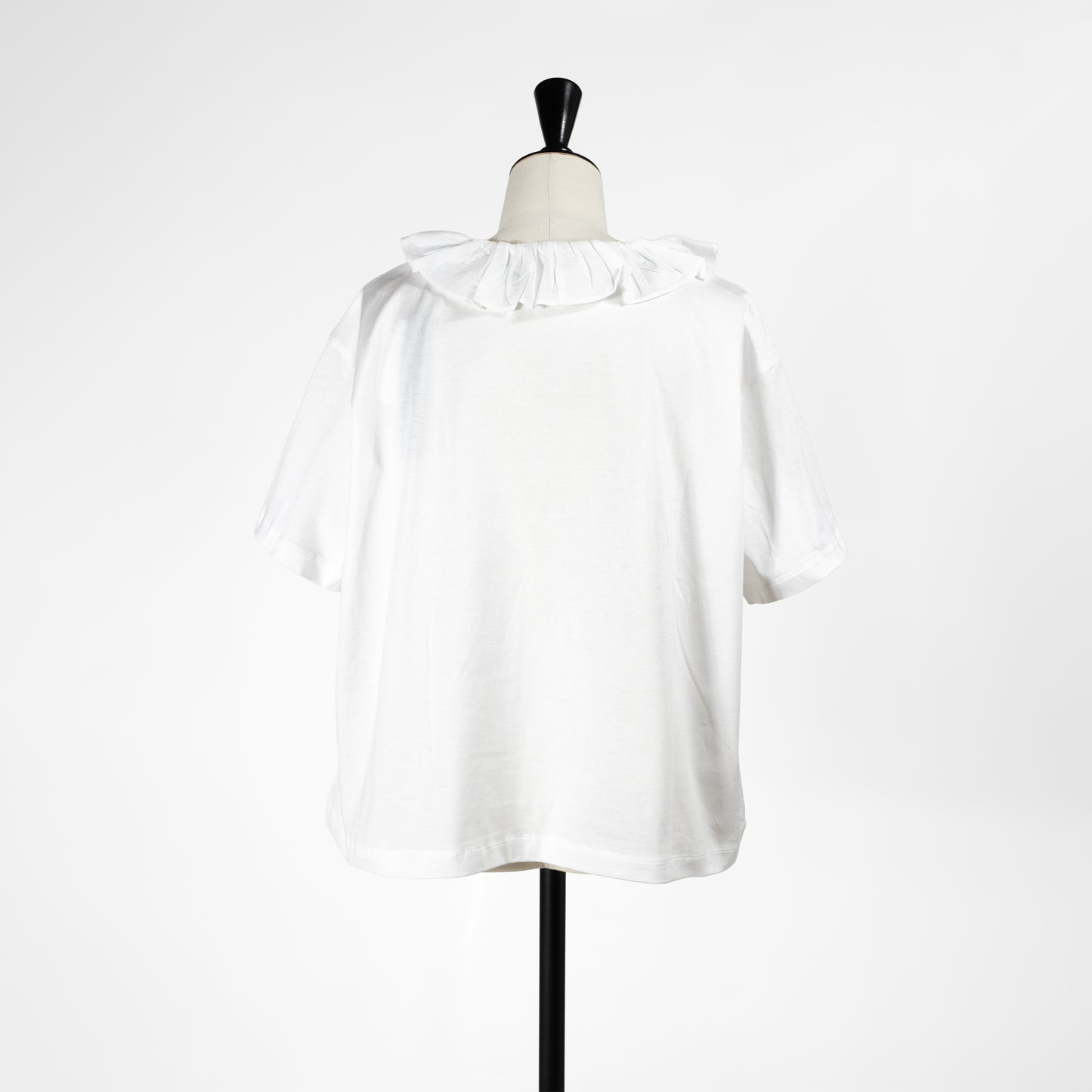 26SS mizuiro ind フリルカラー スキッパーTシャツ 2-210138