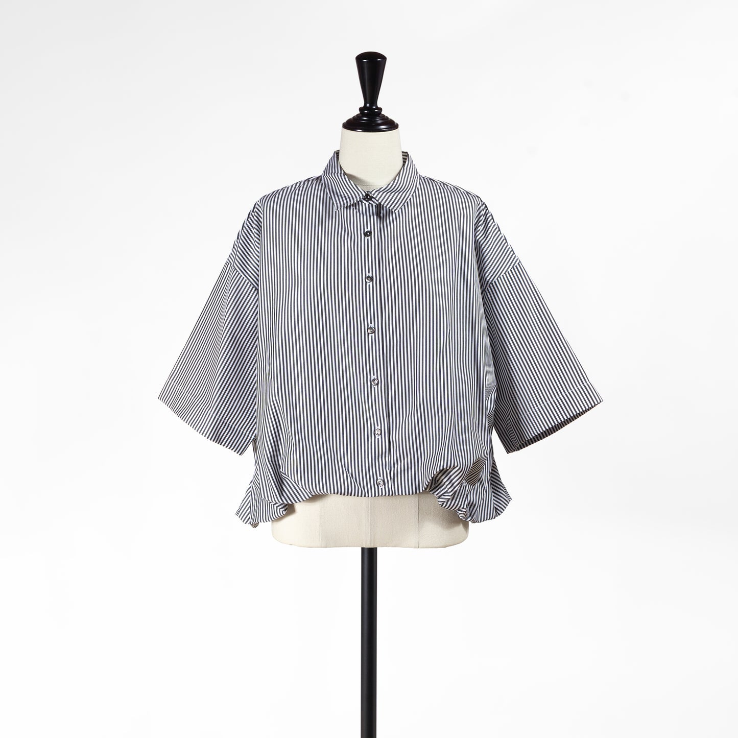 26SS mizuiro ind ハーフスリーブバルーンシャツ 2-230129
