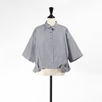 26SS mizuiro ind ハーフスリーブバルーンシャツ 2-230129