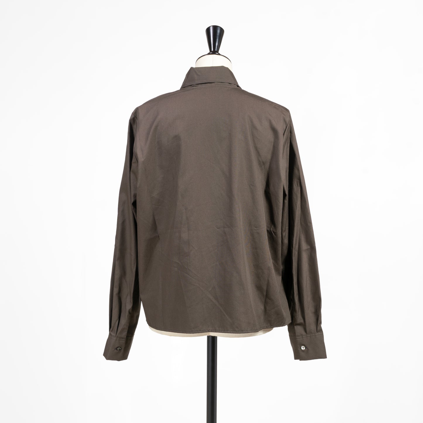 25AW mizuiro ind リボンタイシャツ 4-230060