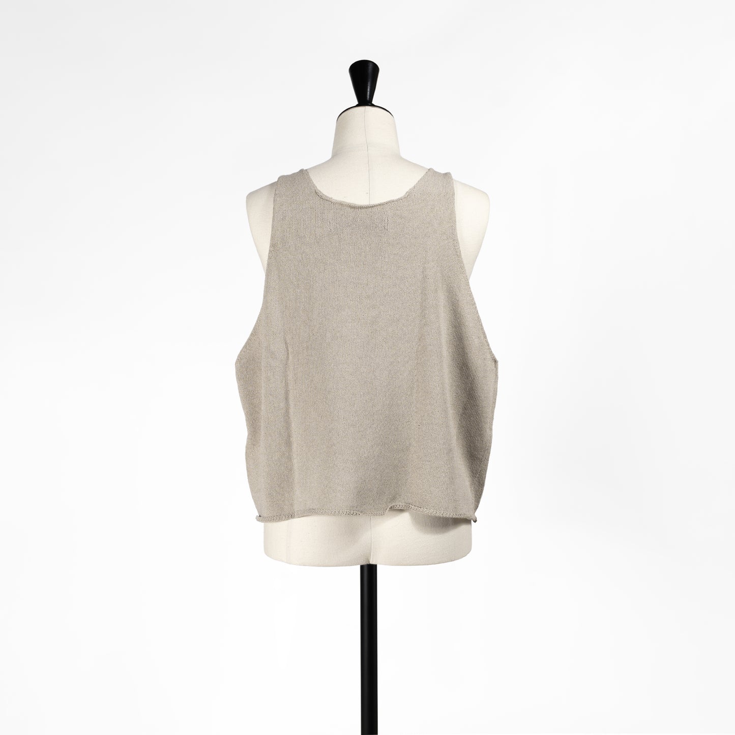 26SS mizuiro ind Uネックショートベスト 2-220043