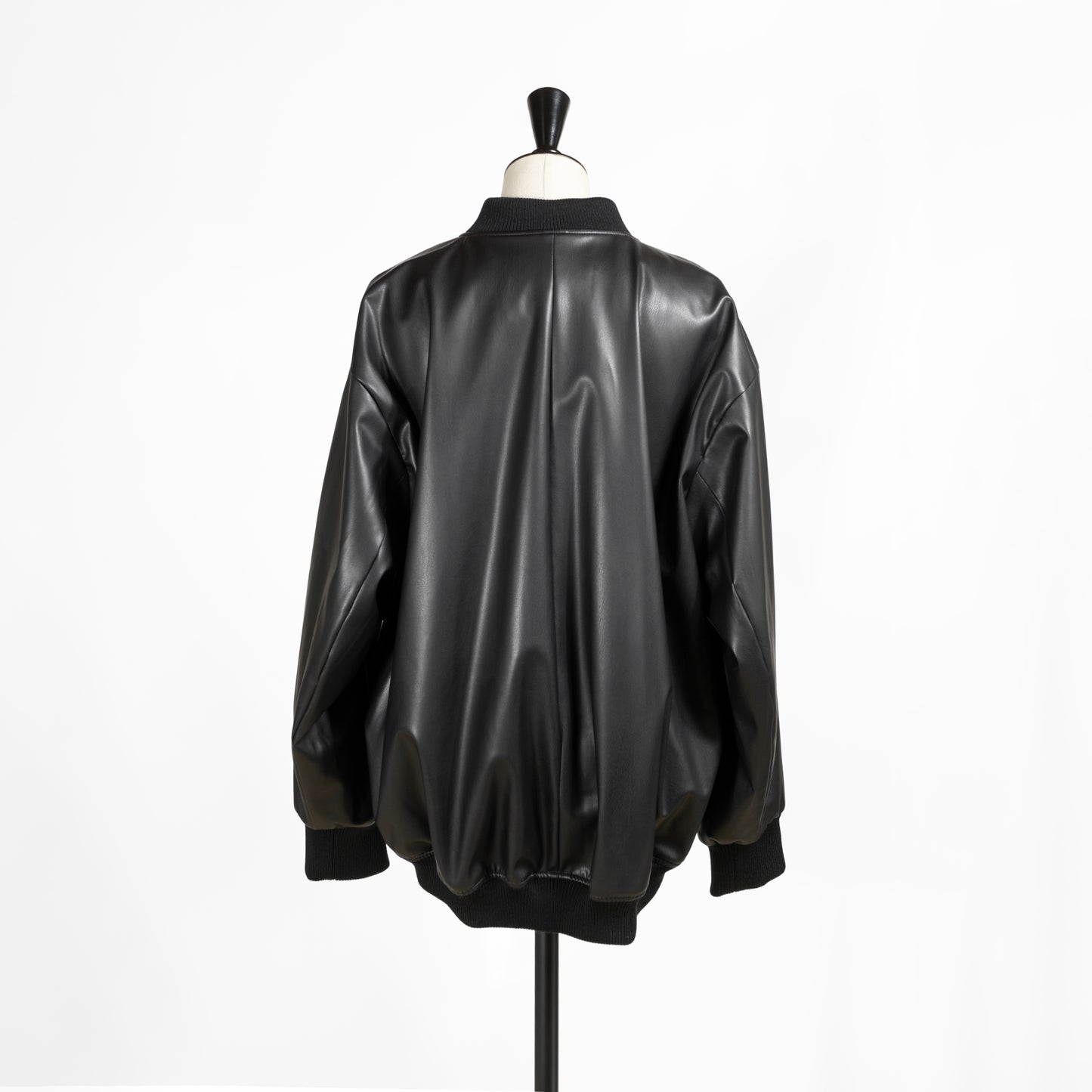 25AW mizuiro ind シンセティックレザージップブルゾン 3-270061