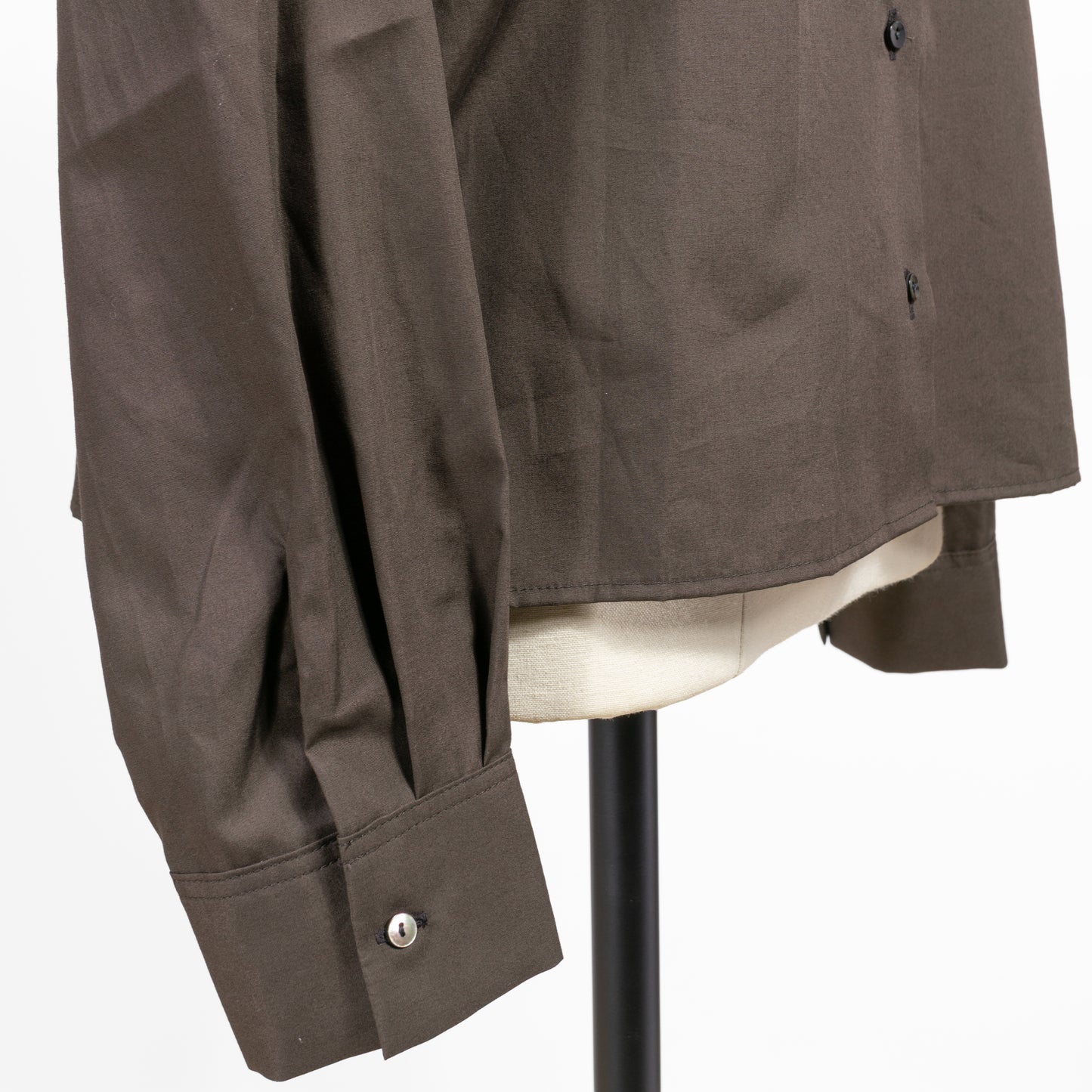 25AW mizuiro ind リボンタイシャツ 4-230060