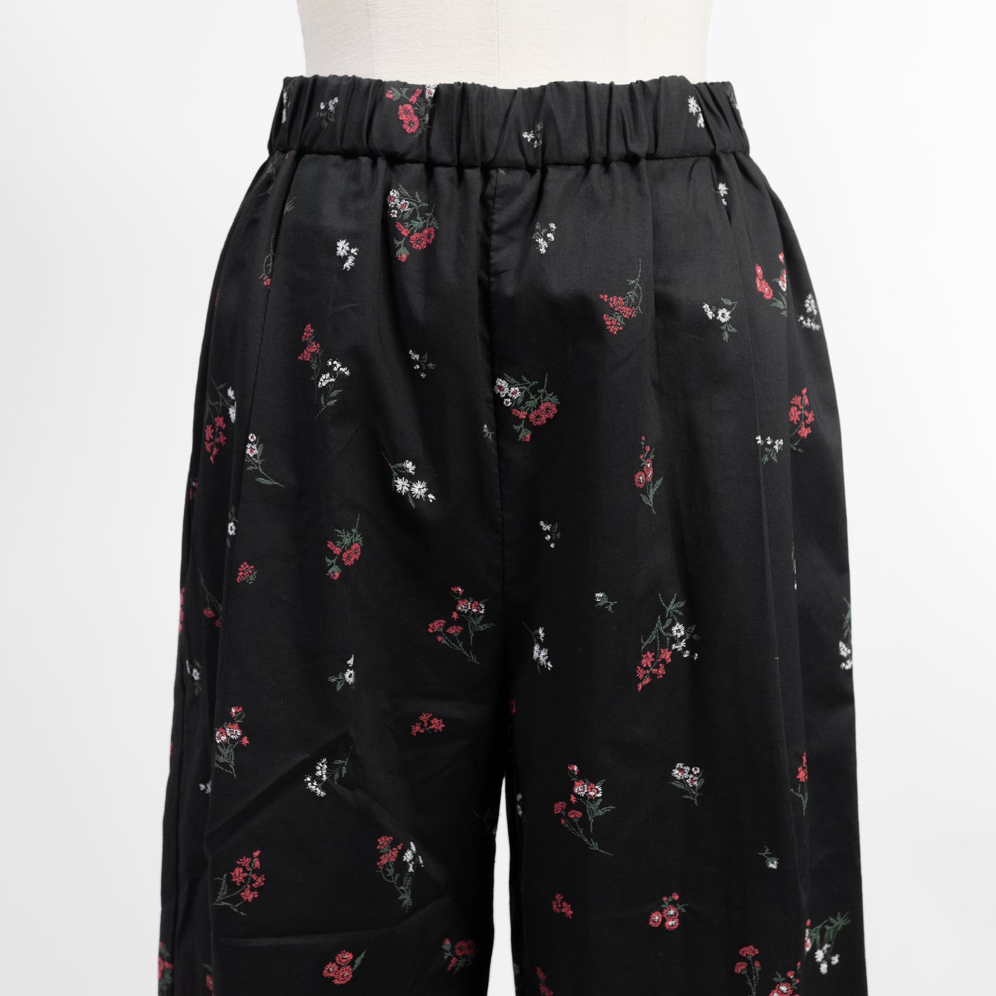 25SS mizuiro ind SMALL FLOWER PRINT PANTS