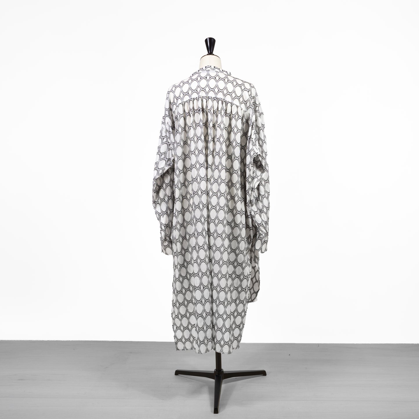 26SS mizuiro ind ジャガード ギャザーショルダー ワンピース 1-250082