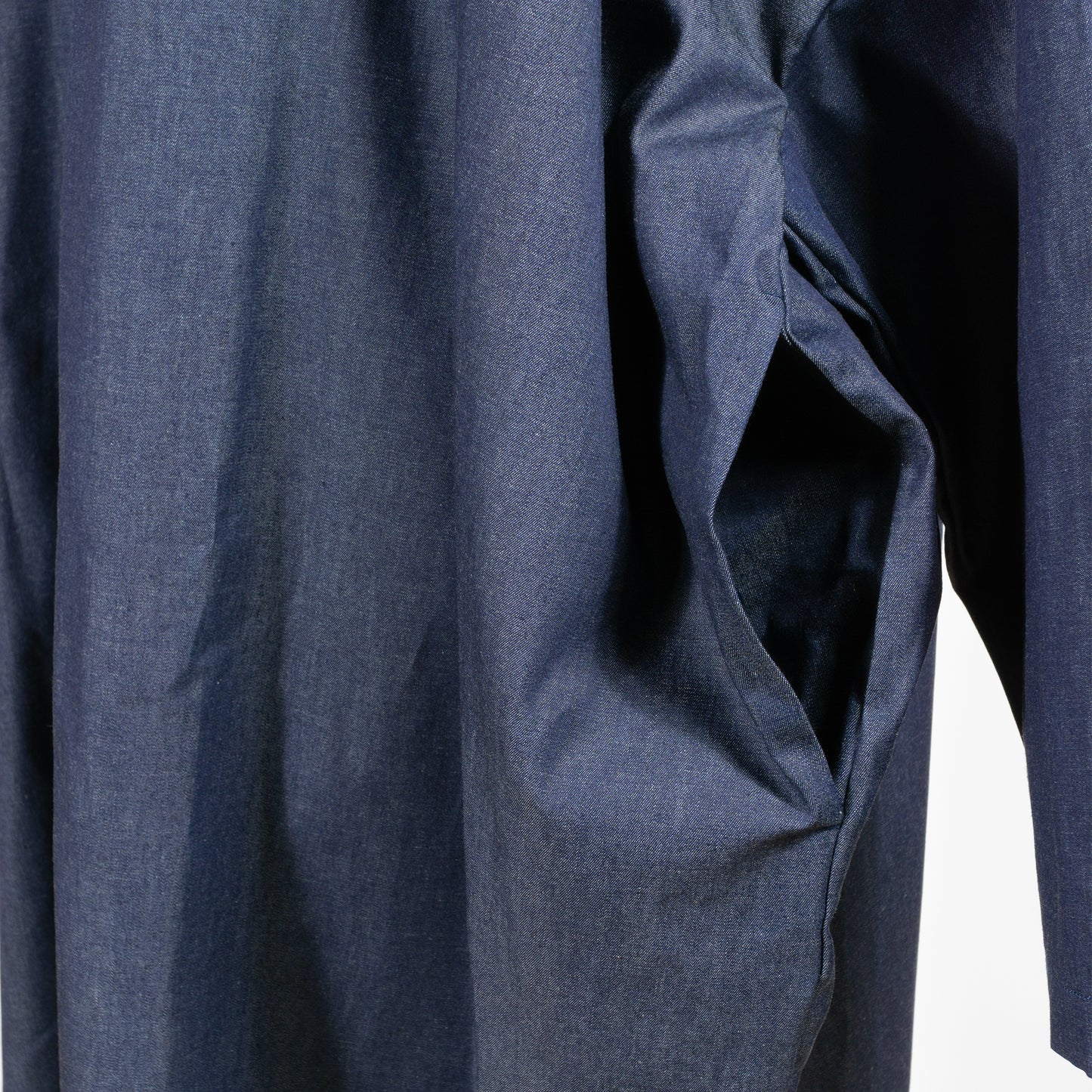 26SS mizuiro ind デニムワイドシャツワンピース 1-250083