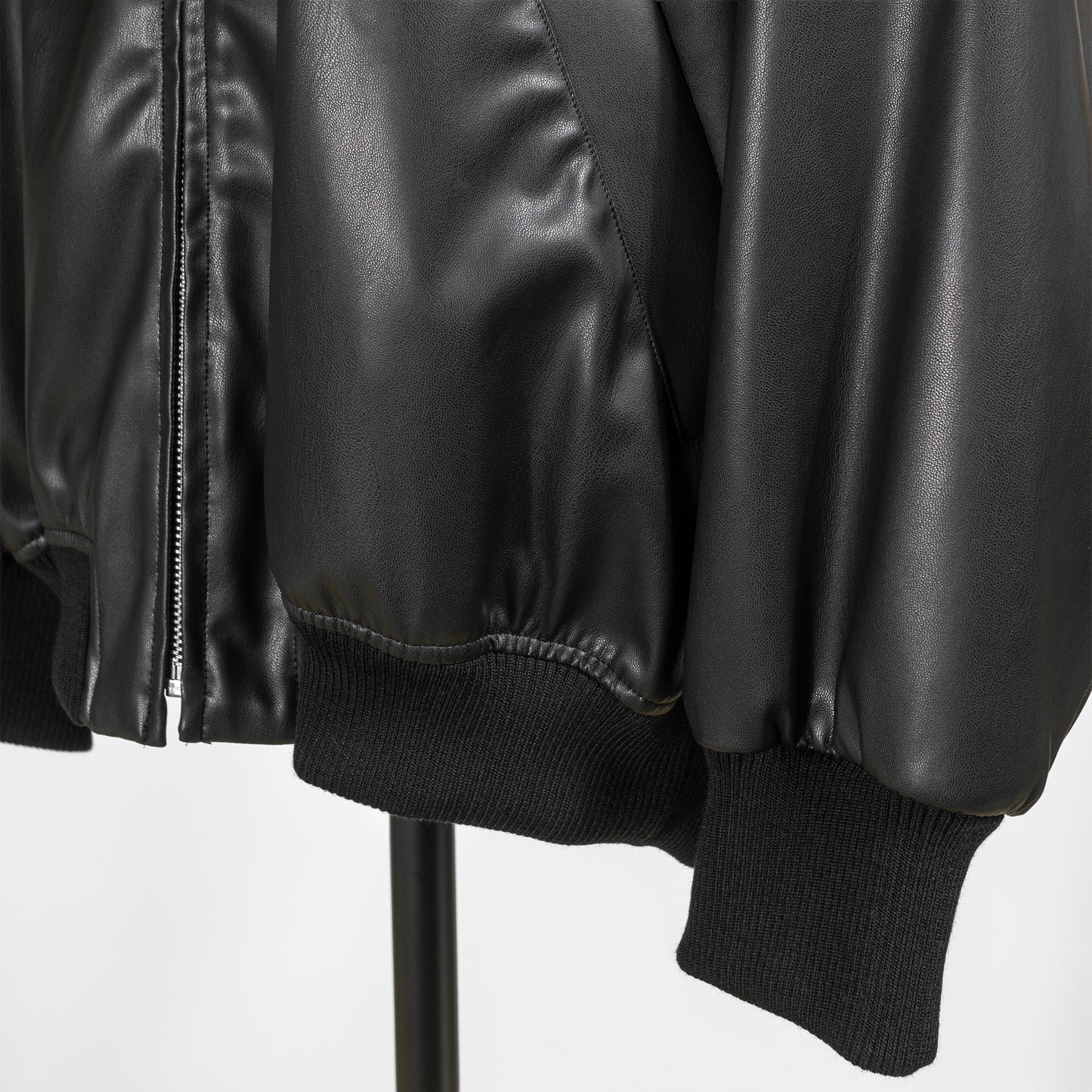 25AW mizuiro ind シンセティックレザージップブルゾン 3-270061