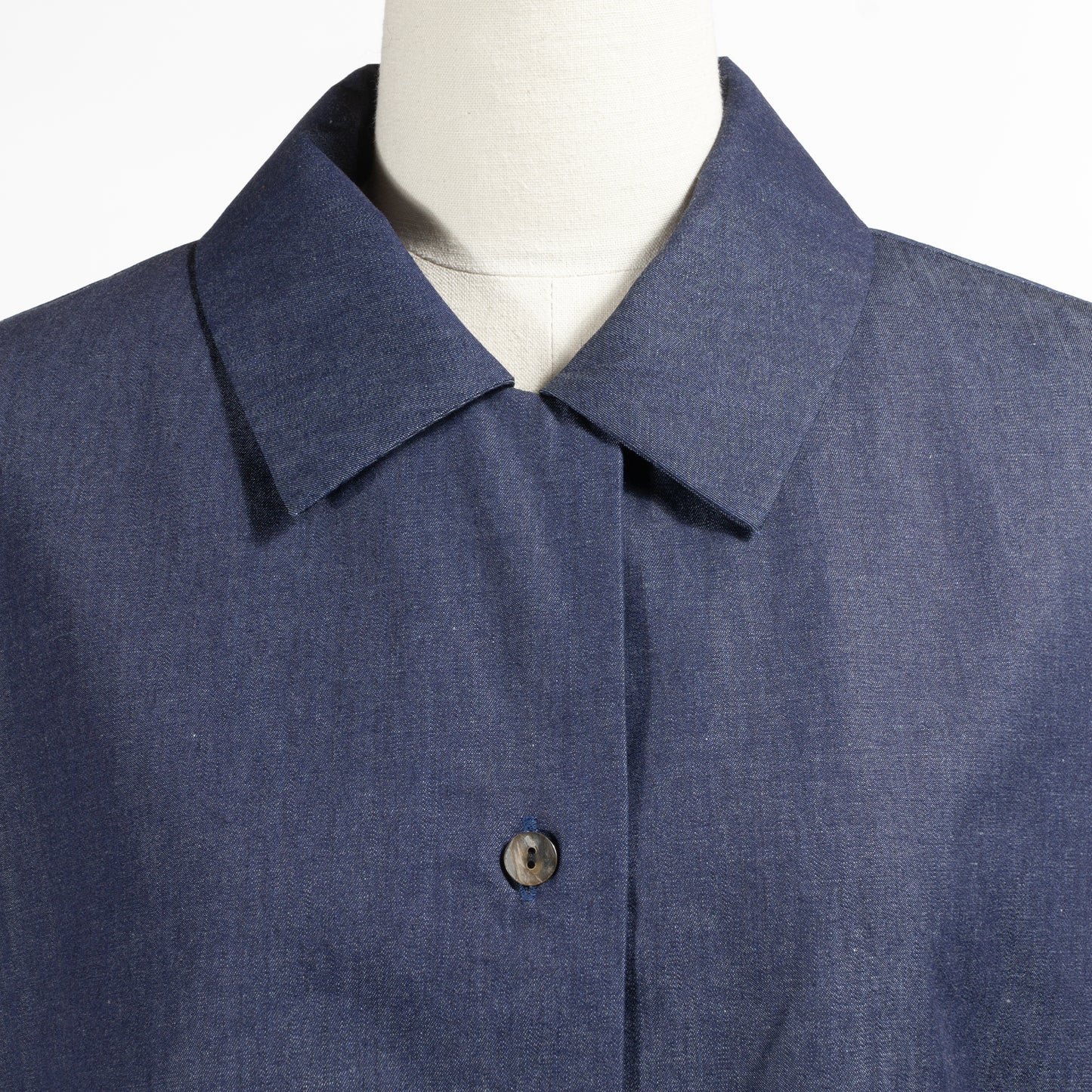 26SS mizuiro ind デニムワイドシャツワンピース 1-250083