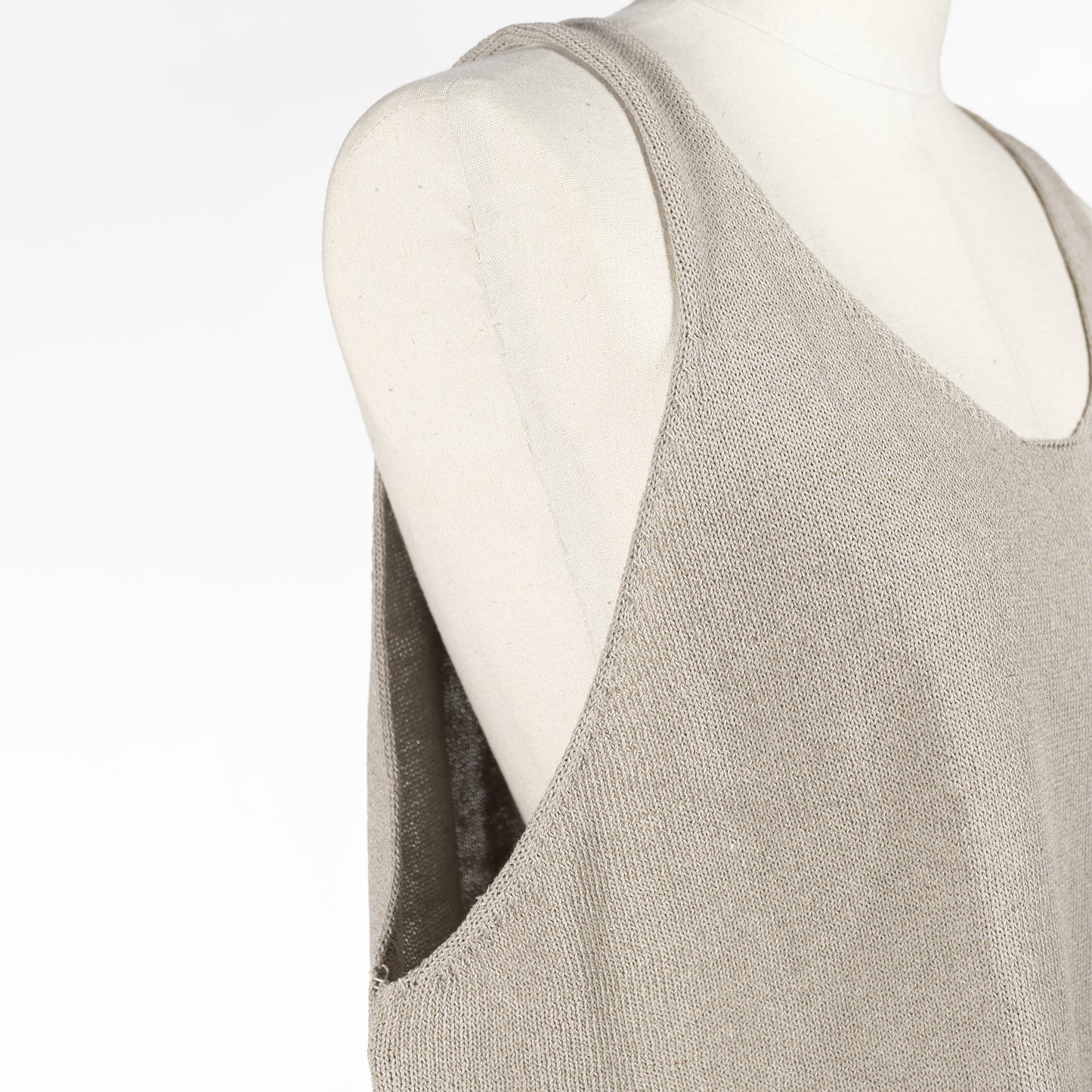 26SS mizuiro ind Uネックショートベスト 2-220043