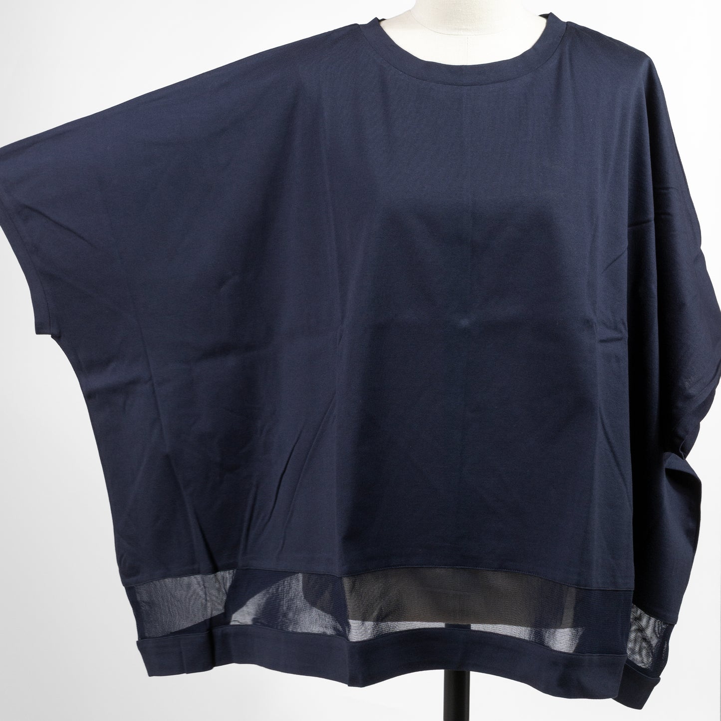25SS mizuiro ind メッシュミックスワイドプルオーバー