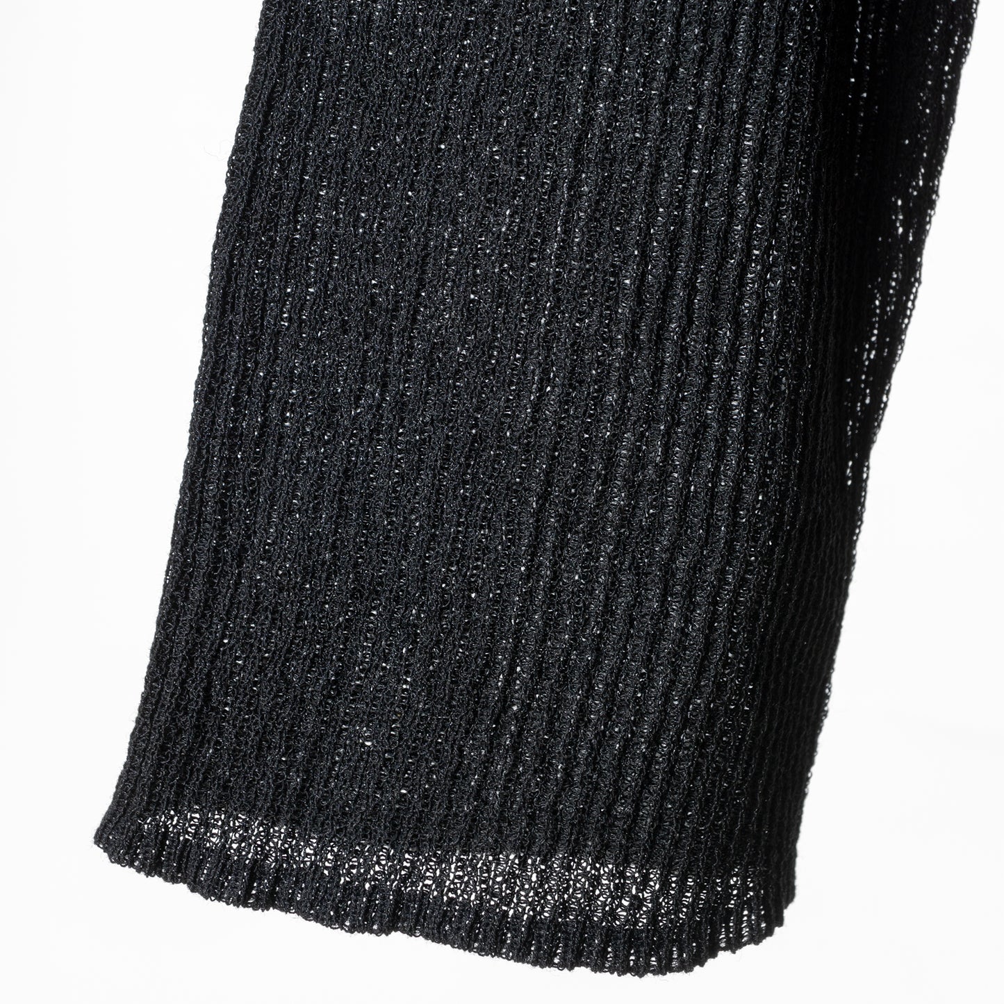 25SS mizuiro ind クルーネックリブカーディガン