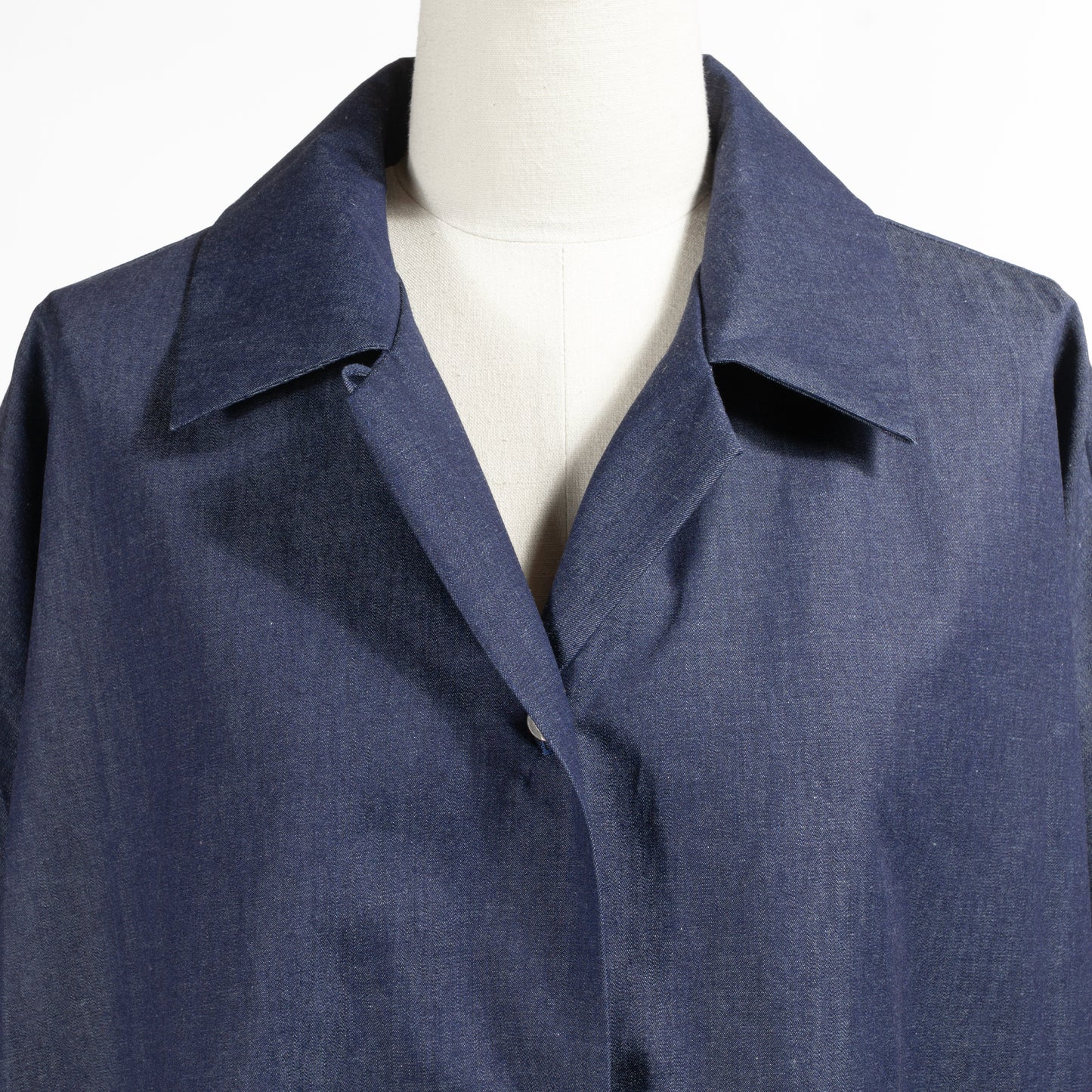 26SS mizuiro ind デニムワイドシャツワンピース 1-250083