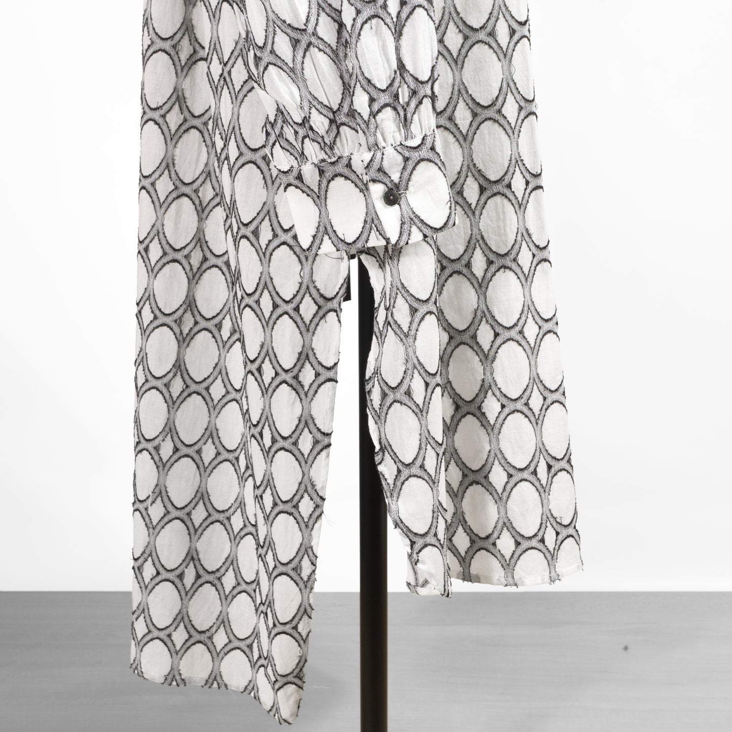 26SS mizuiro ind ジャガード ギャザーショルダー ワンピース 1-250082