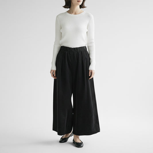 25AW mizuiro ind コーデュロイタックワイドパンツ 4-260067