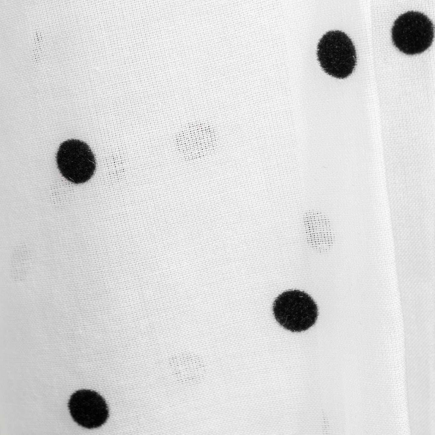 25AW mizuiro ind フロッキードットプリントシャツ 4-230058