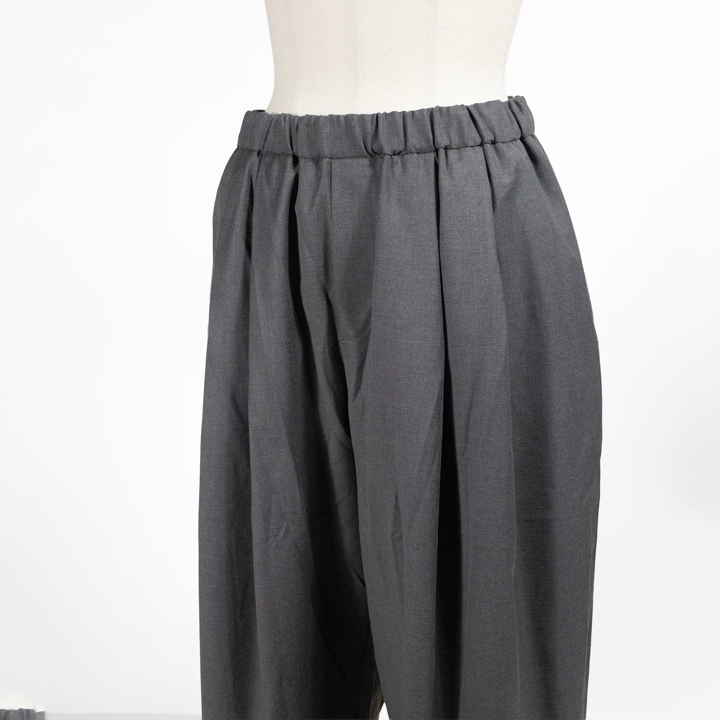 26SS mizuiro ind ワイドタックパンツ 2-260051