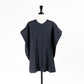 26SS mizuiro ind Vネックワイドチュニック 2-230118