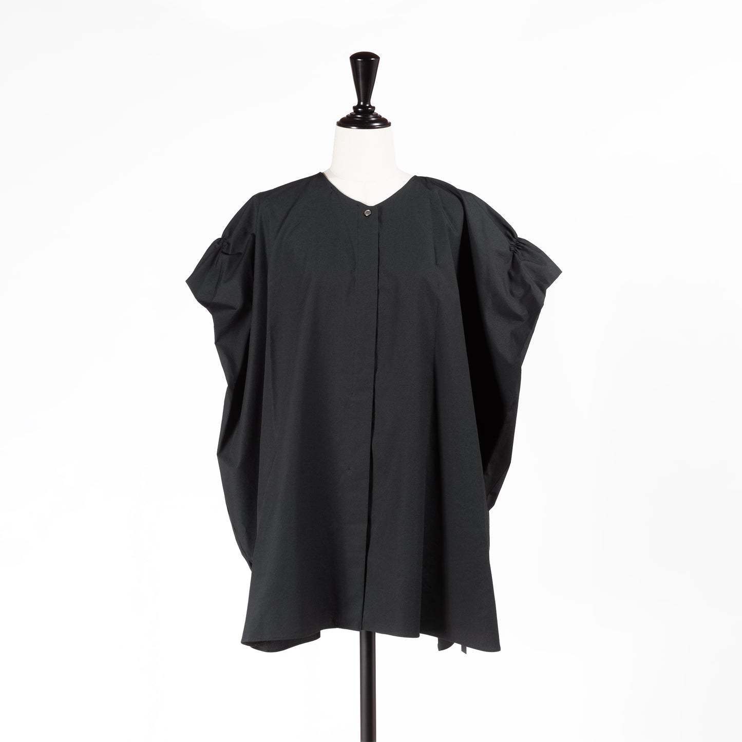 26SS mizuiro ind Vネックワイドチュニック 2-230118