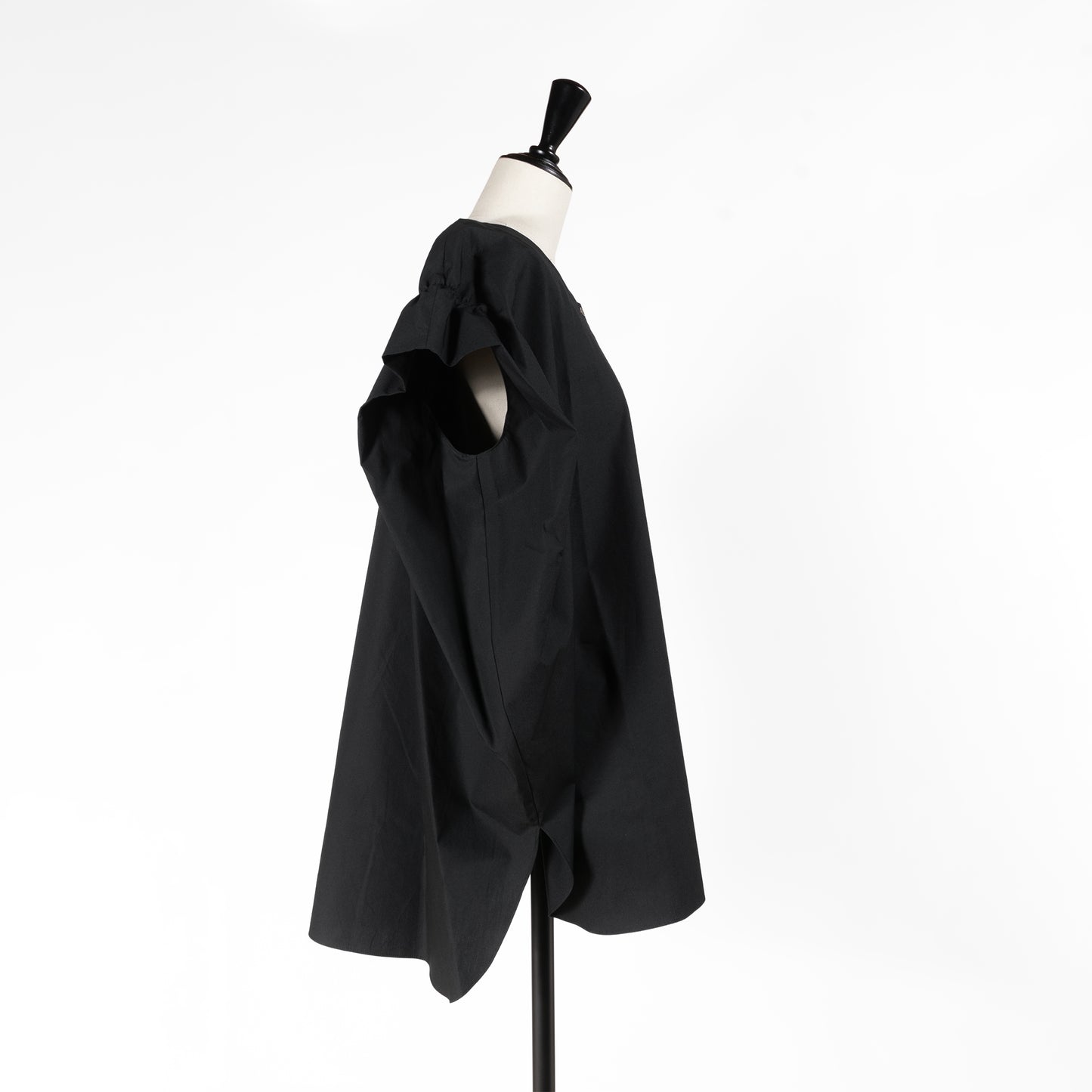 26SS mizuiro ind Vネックワイドチュニック 2-230118