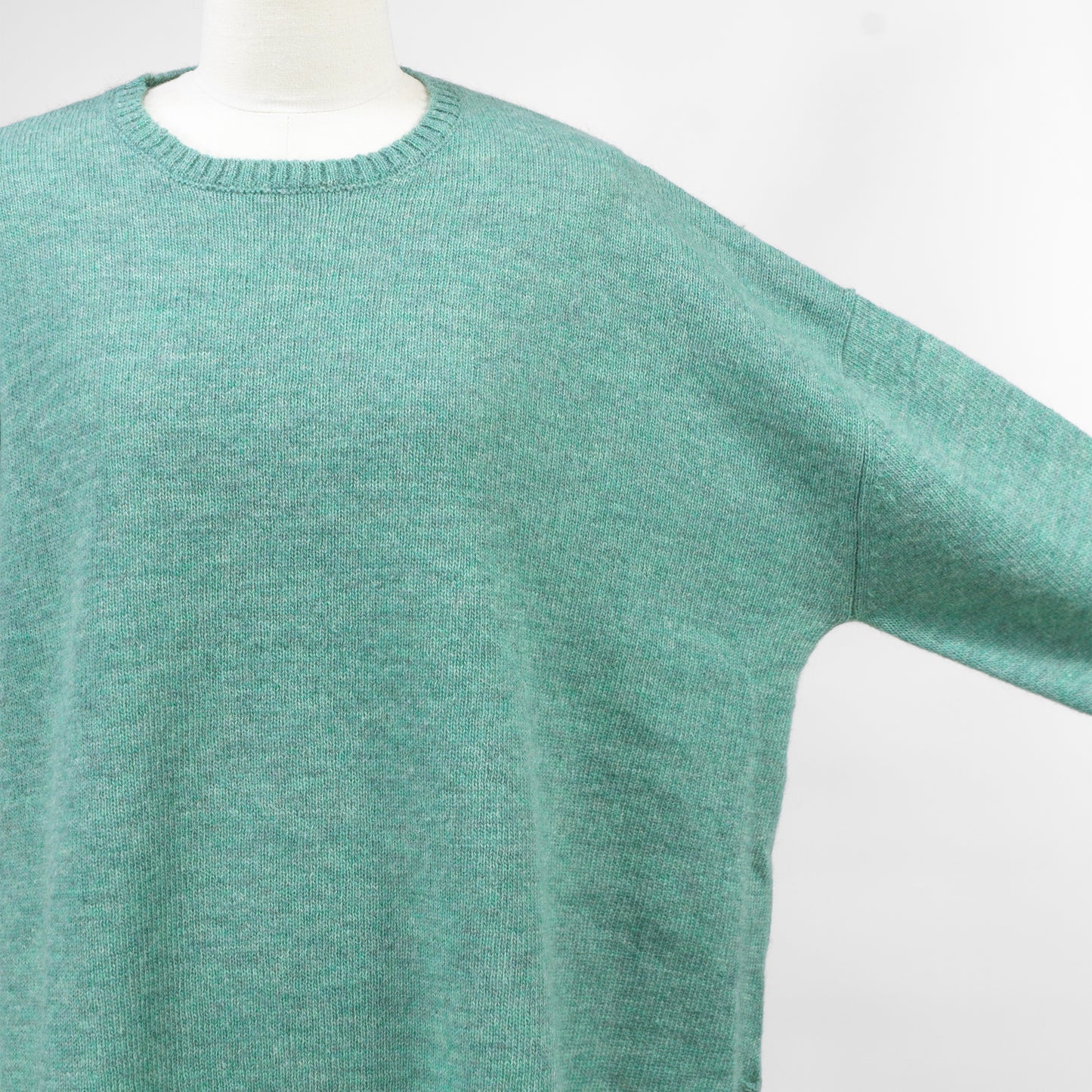 25AW NATURAL LAUNDRY ラムナイロンモヘヤ ワイドロングプルオーバー 7254K-014