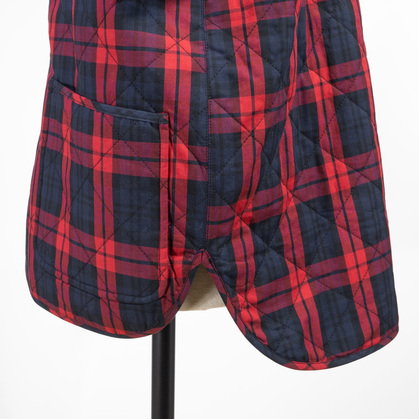 25AW NATURAL LAUNDRY 先染めキルティング ラウンドジャケット 7254J-006